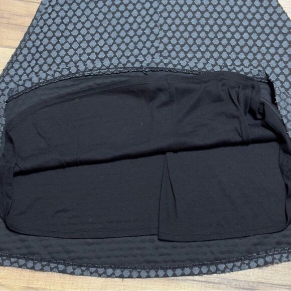 MAX STUDIO Gray Textured Knit Jersey Fit & Flare Dress SMALL - Picture 10 of 10